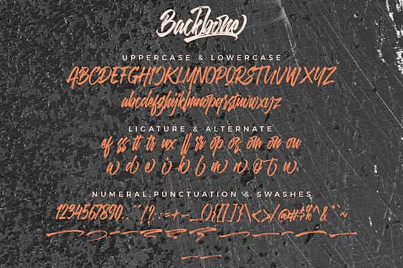 Backbone Font Image 3