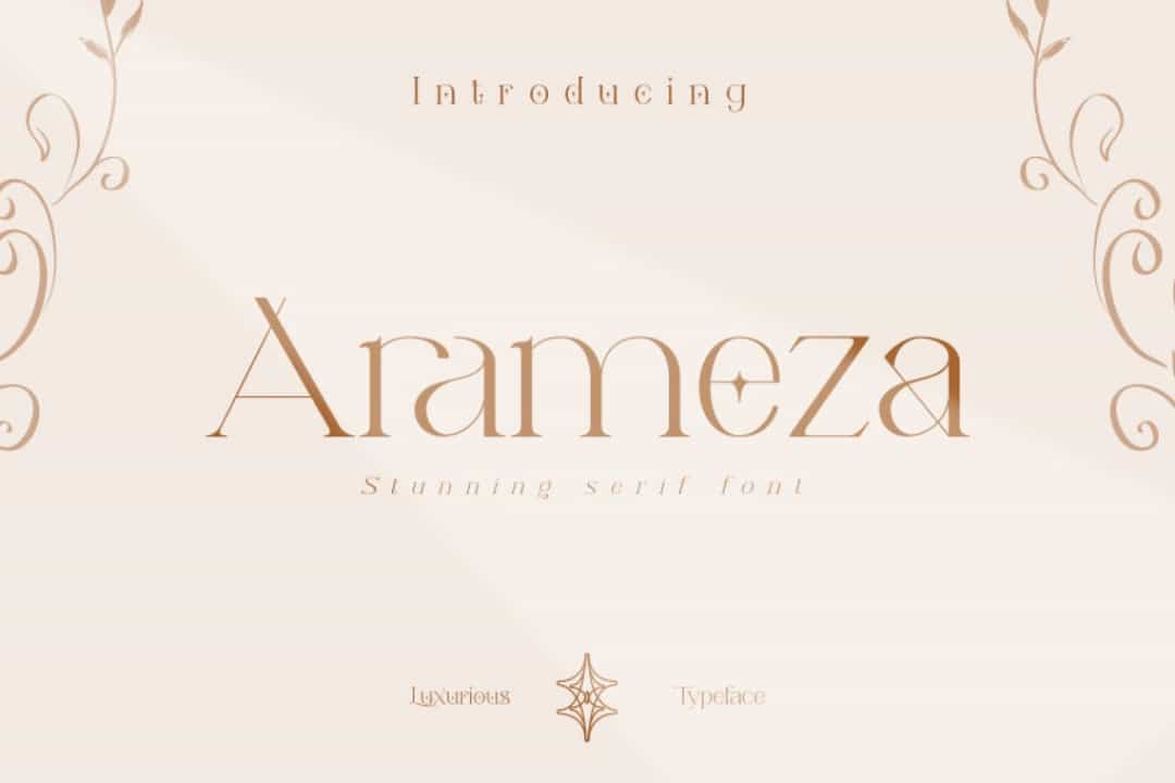 Arameza Font Image 1