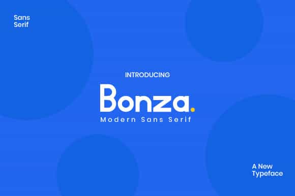 Bonza Font Image 1