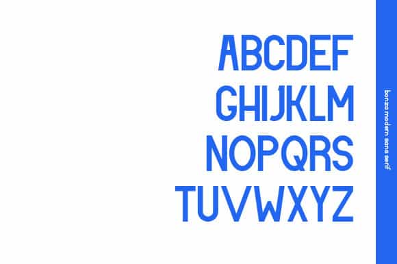 Bonza Font Image 2