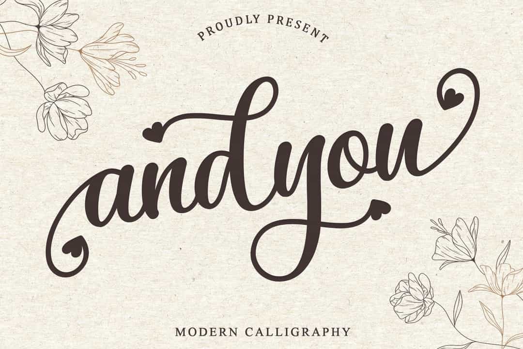 Andyou Font Image 1