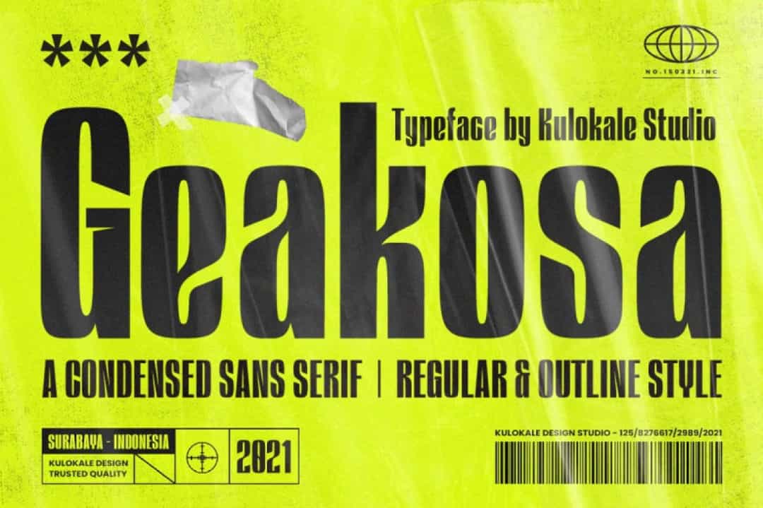 Geakosa Font Image 1
