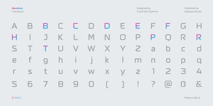 Neusharp Font Image 3