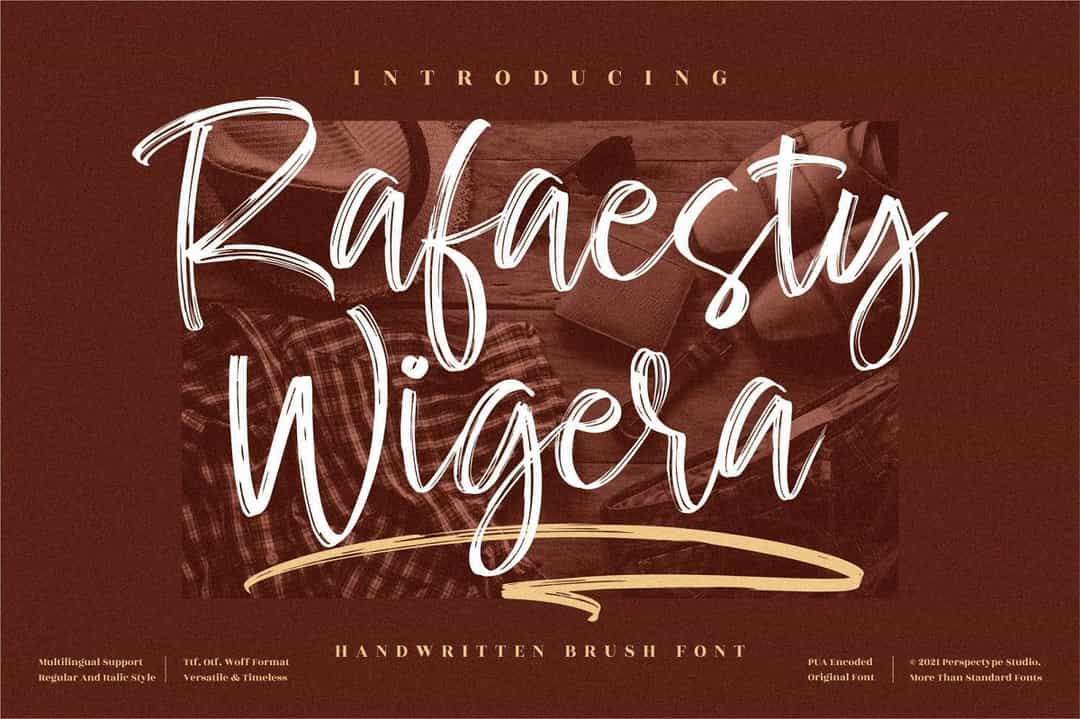 Rafaesty Wigera Font Image 1
