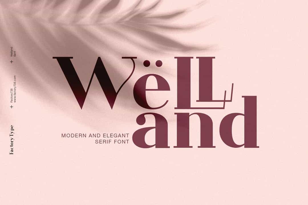 Welland Font Image 1