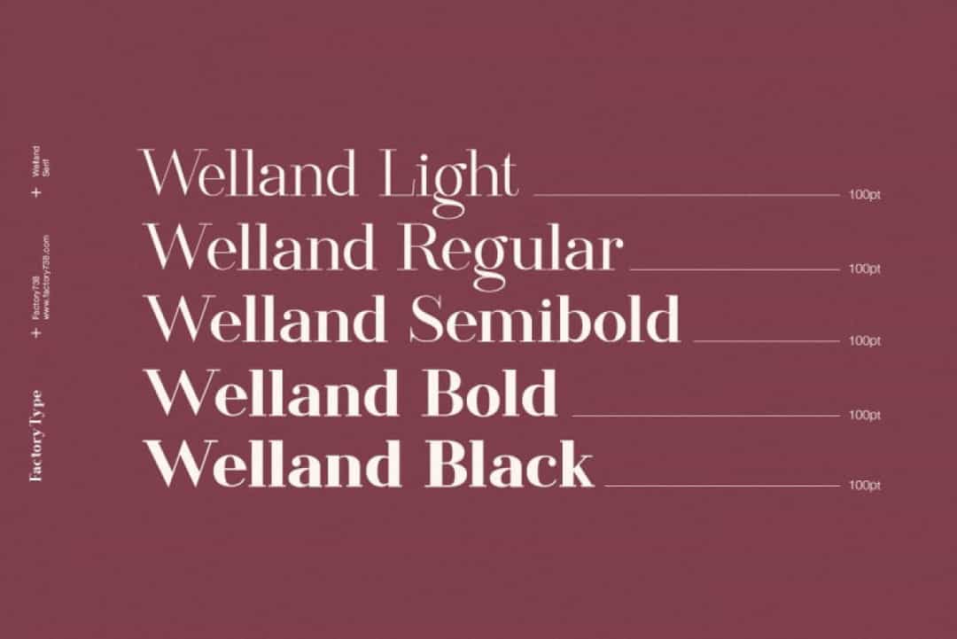 Welland Font Image 2