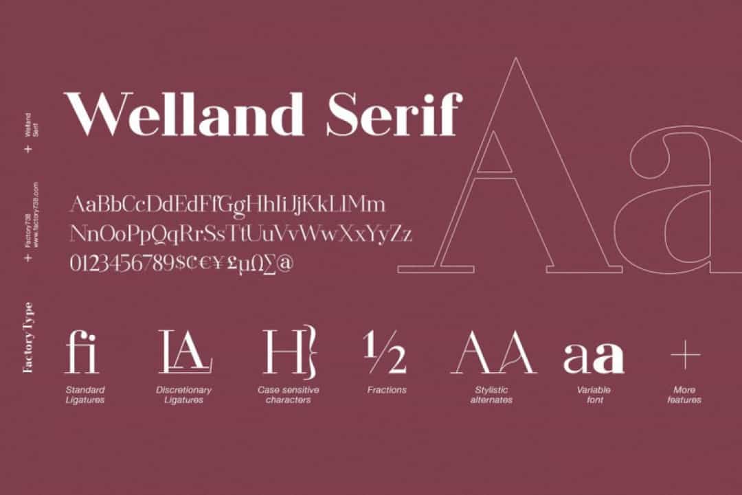 Welland Font Image 3