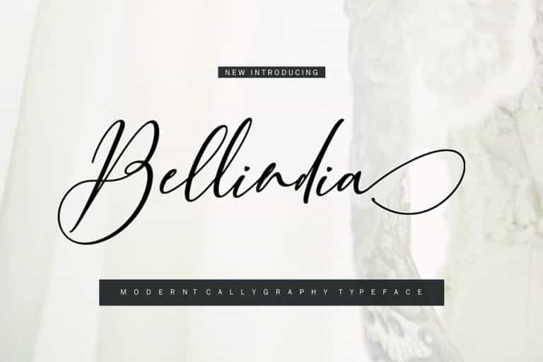 Bellidia Script Font Image 1