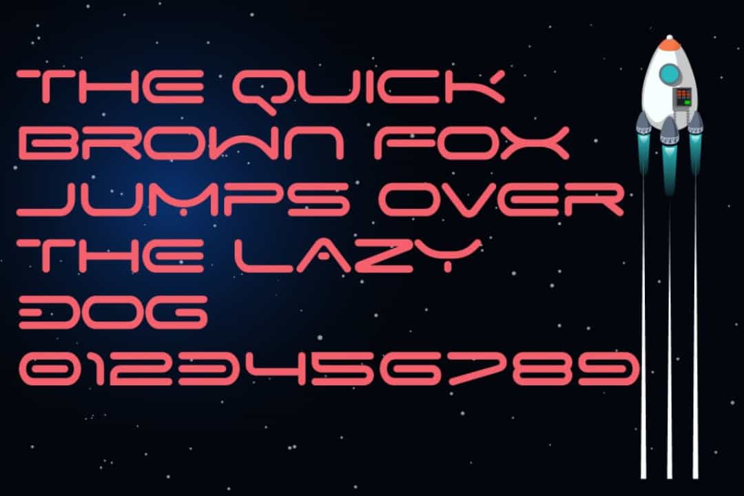 Space Speed Font Image 3