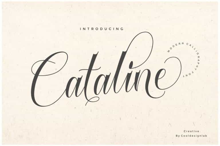 Cataline Script Font Image 1