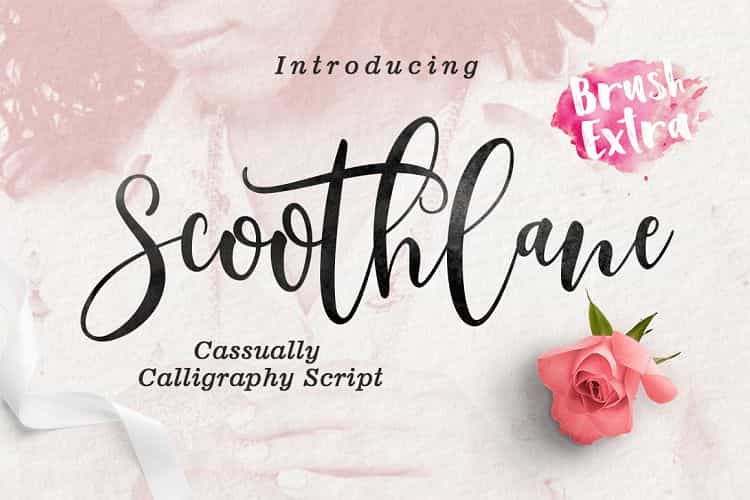 Scoothlane Script Font Image 1