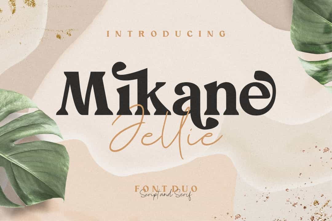 Mikane Jellie FontMikane Jellie Font Duo Image 1