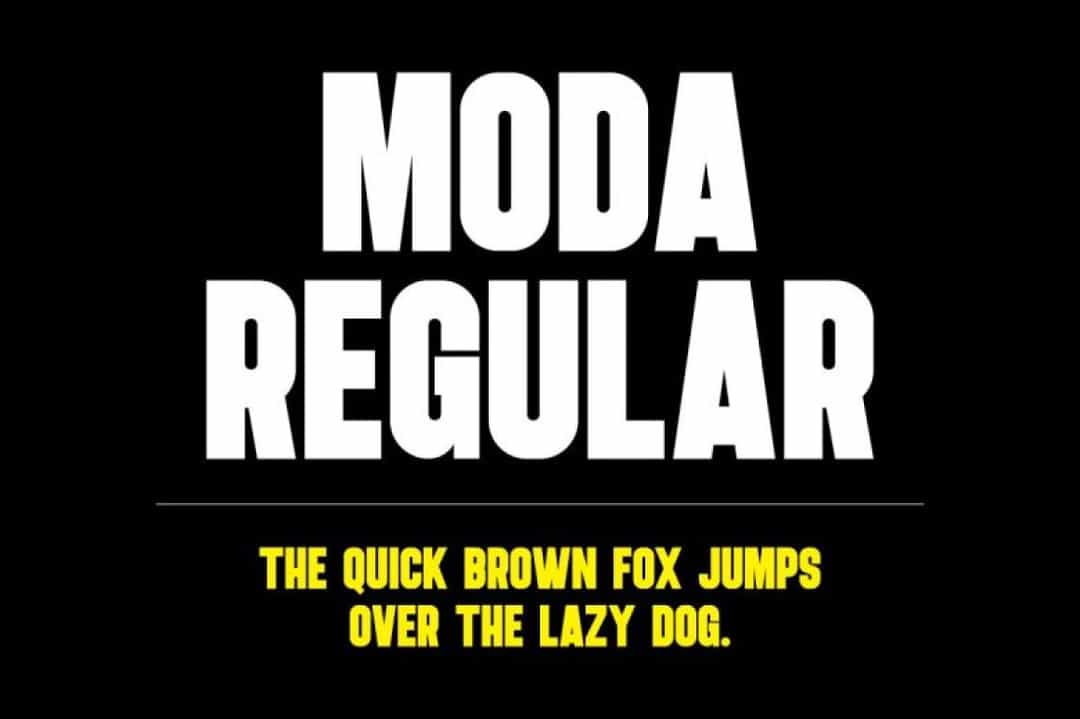 Moda Font Image 3