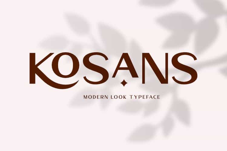 Kosans Font Image 1