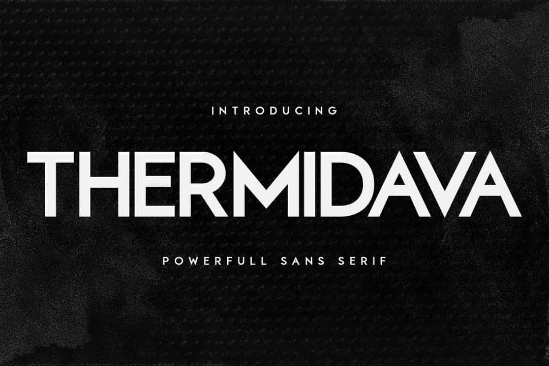 Thermindava Font Image 1