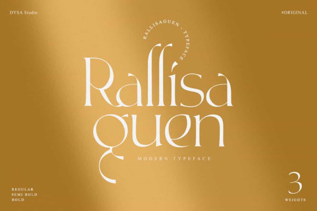 Rallisaguen Font Image 1