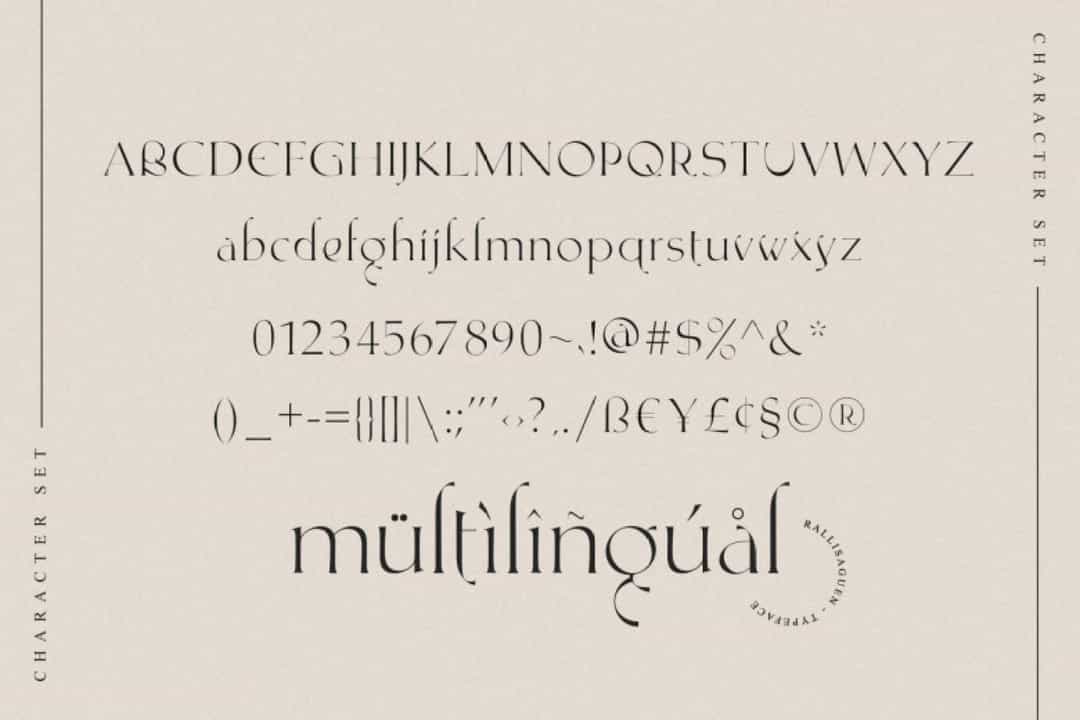Rallisaguen Font Image 3