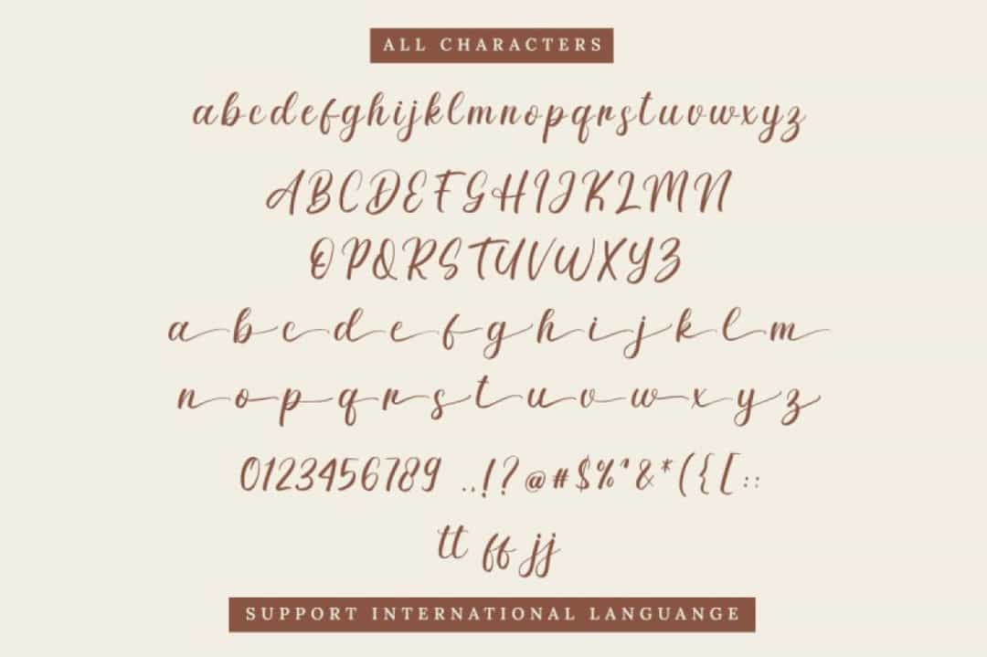 Delinda Agatha Font Image 3