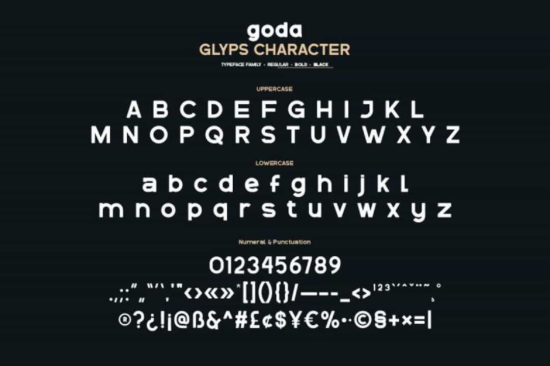 Goda Font Image 3