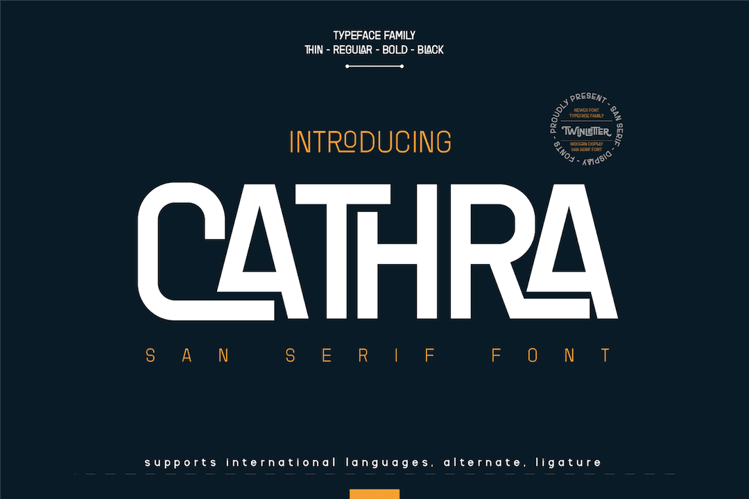 Cathra Font Image 1
