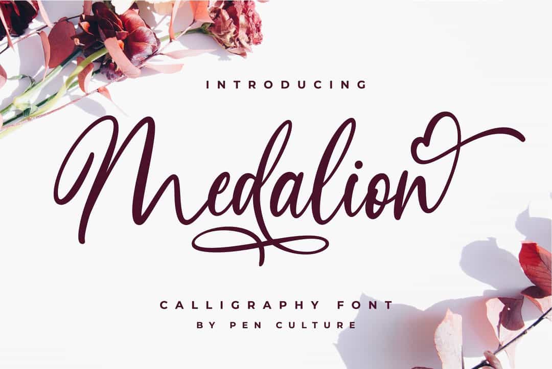 Medalion Font Image 1