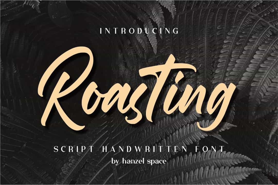 Roasting Font Free Image 1