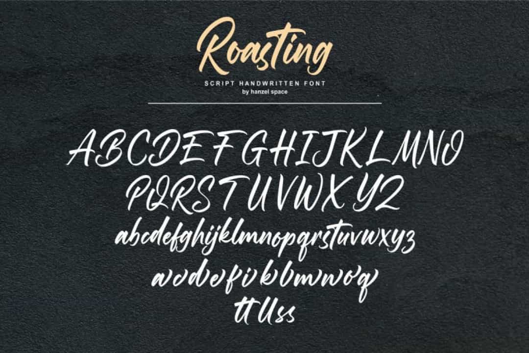 Roasting Font Free Image 3