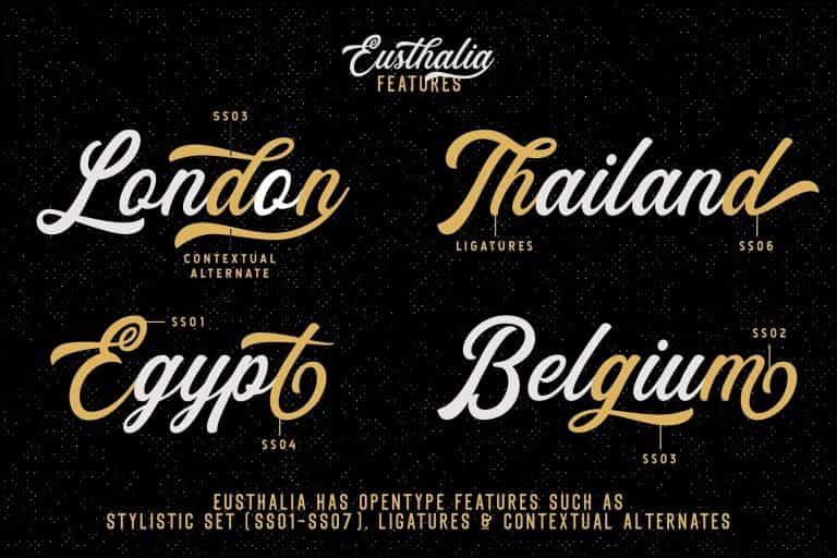 Eusthlia Font Family Image 2
