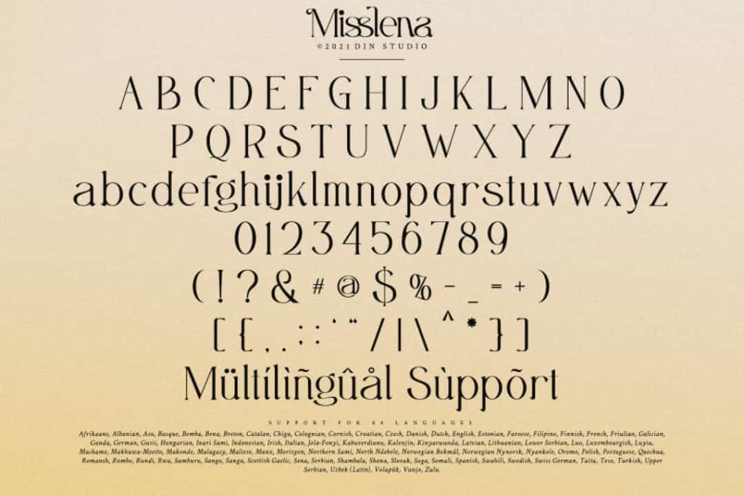 Misslena Font Image 3