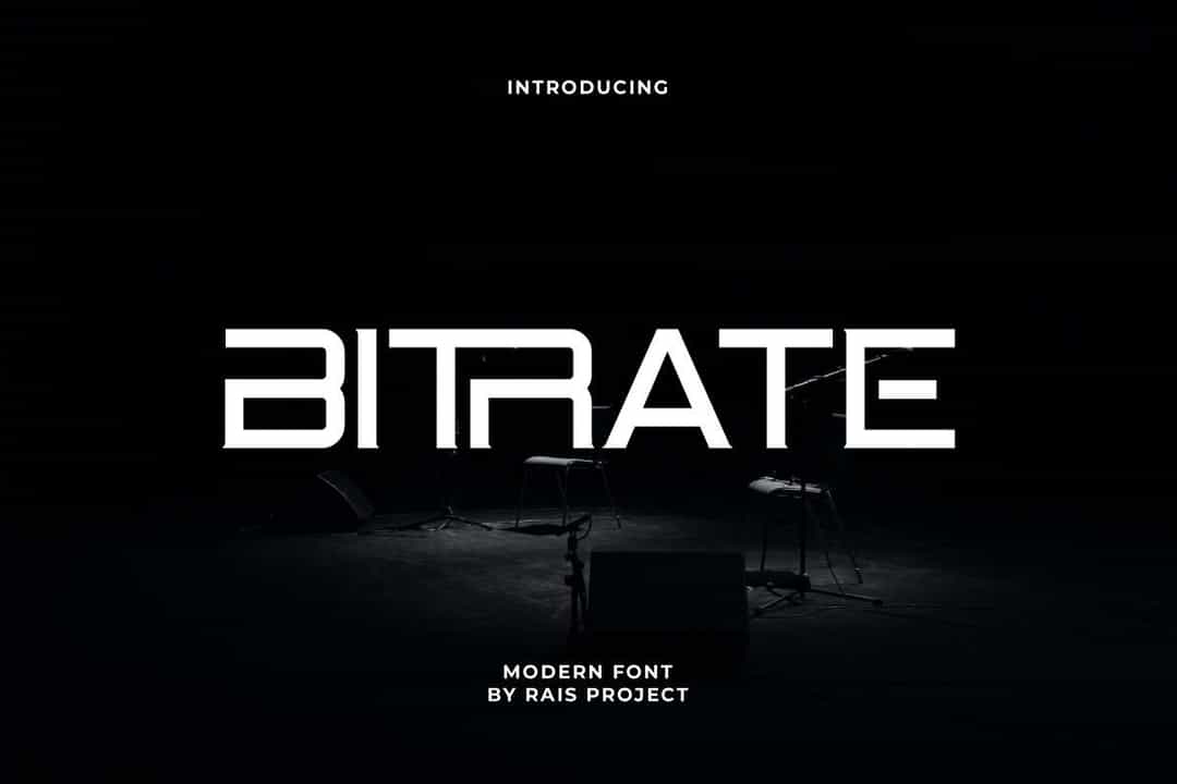 Bitrate Font Image 1