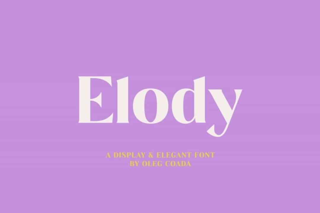 Elody Font Image 1