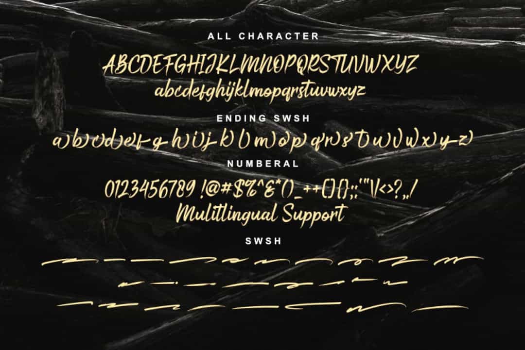 Bustered Font Image 3