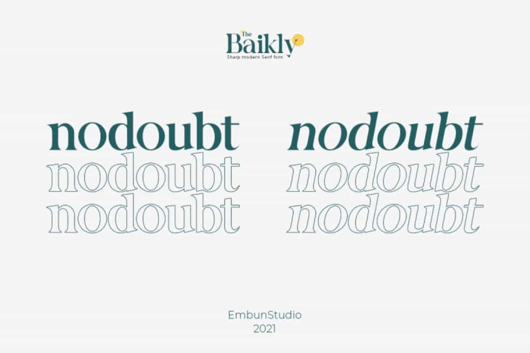 Baikly Font Image 2