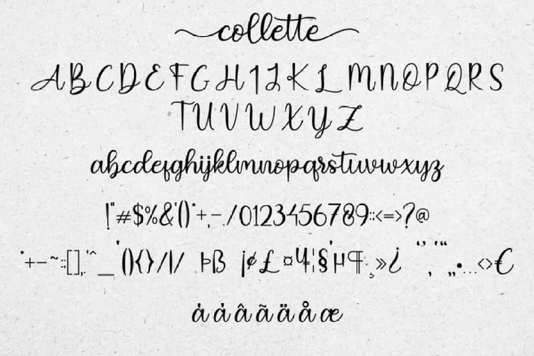 Collette Font Image 3