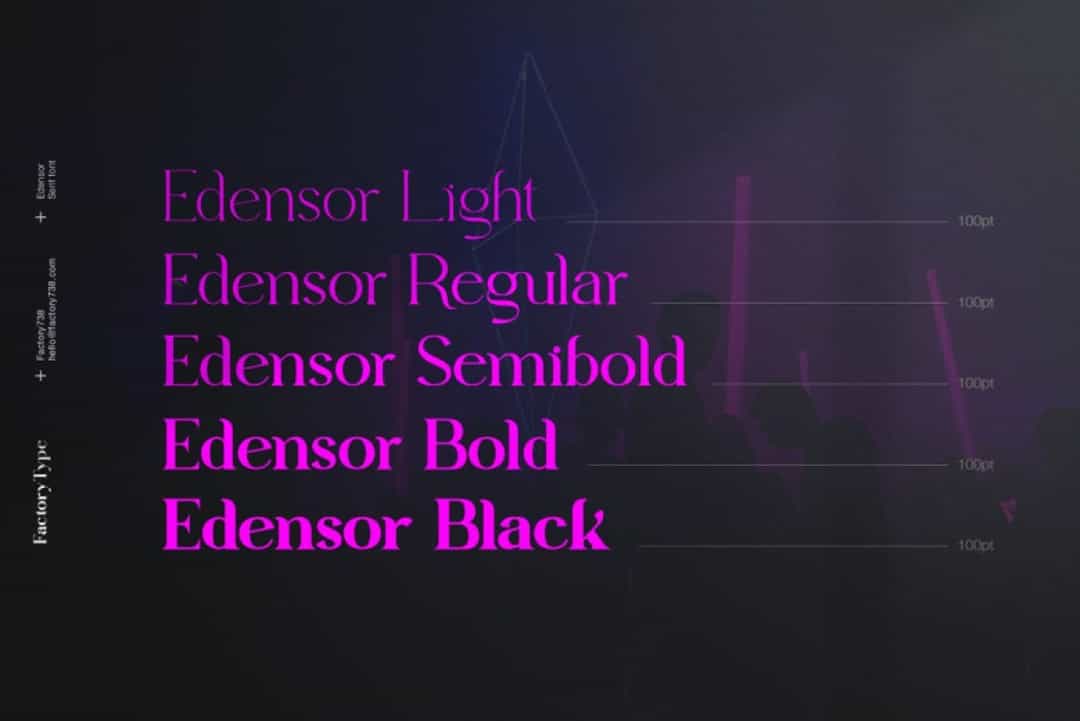 Edensor Font Image 2