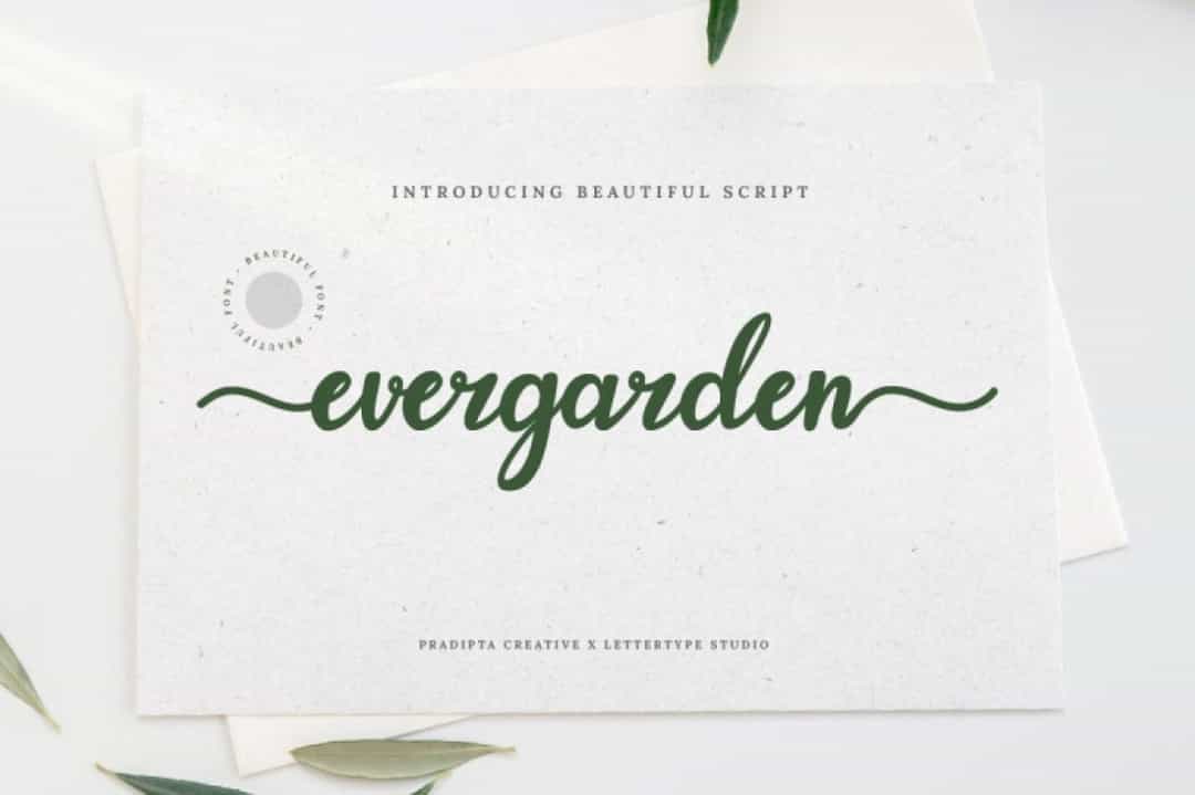 Evergarden Font Image 1