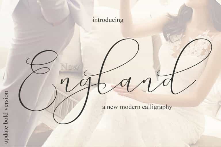 New England Script Font Image 1