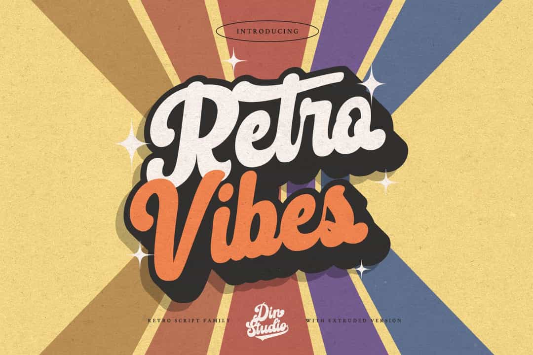 Retro Vibes Font Image 1
