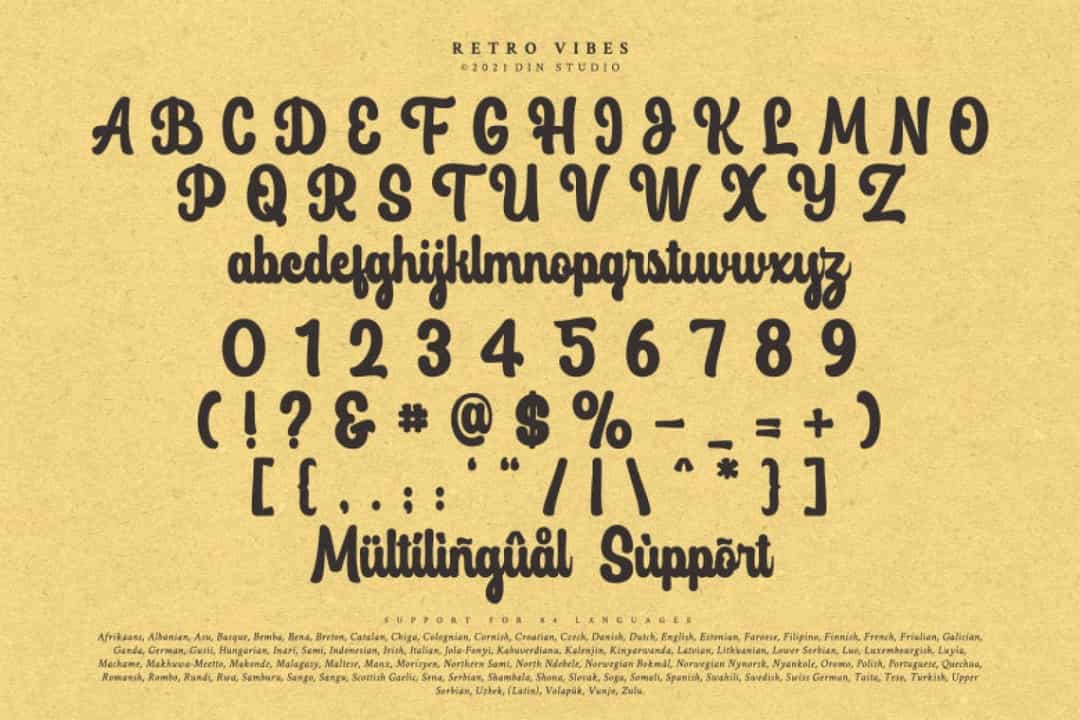Retro Vibes Font Image 3