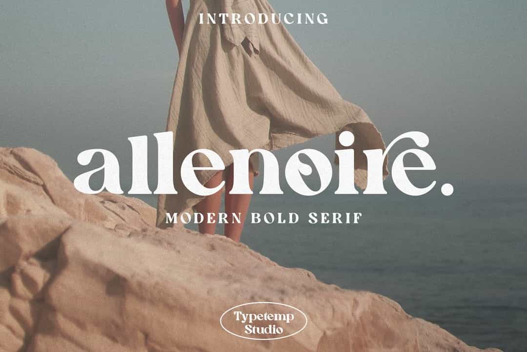 Allenoire Font Image 1