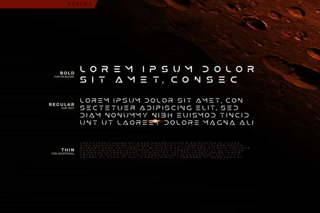 Mars Font Image 2