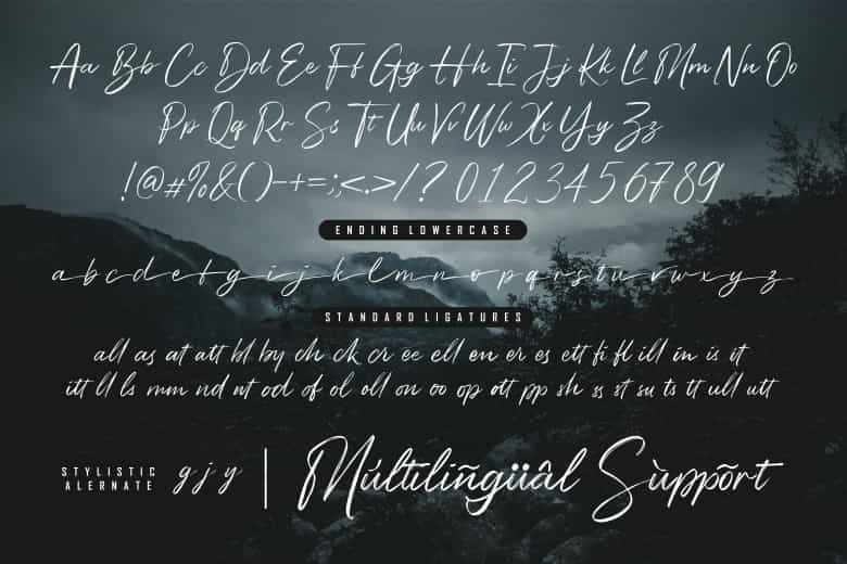 Bigsby Hills Font Image 3