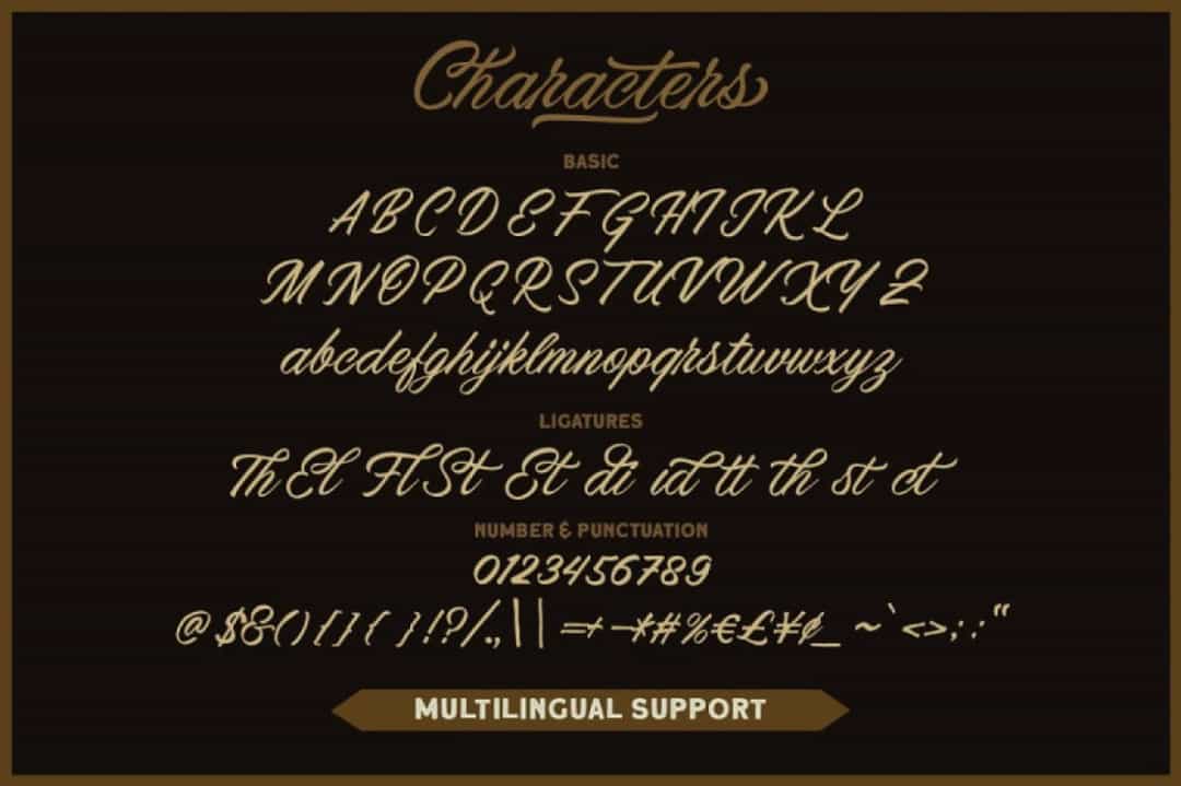 Menleader Font Image 3