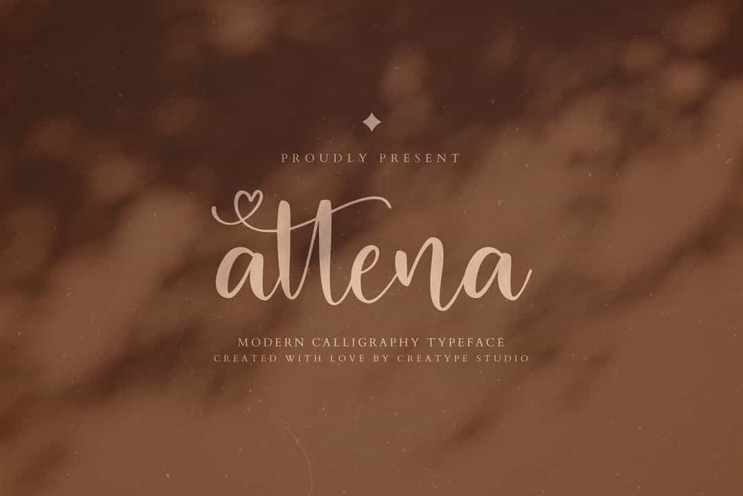 Attena Font Image 1