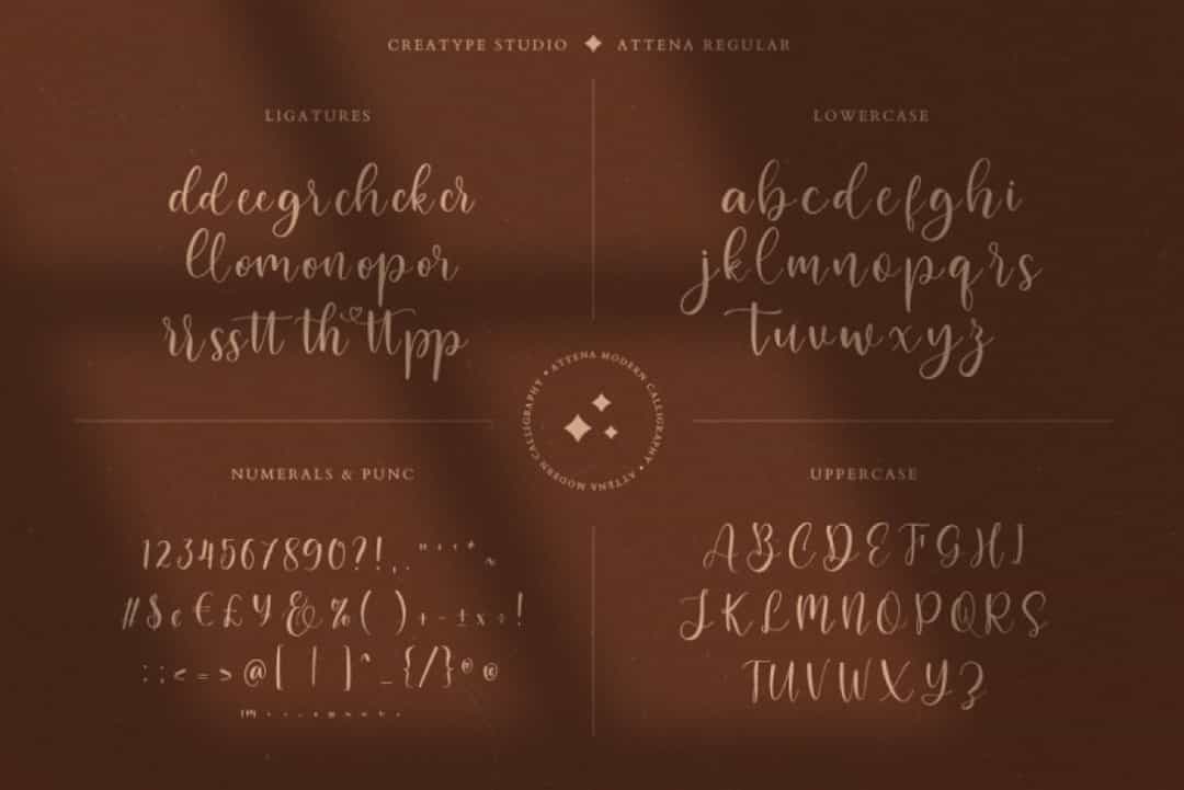 Attena Font Image 3