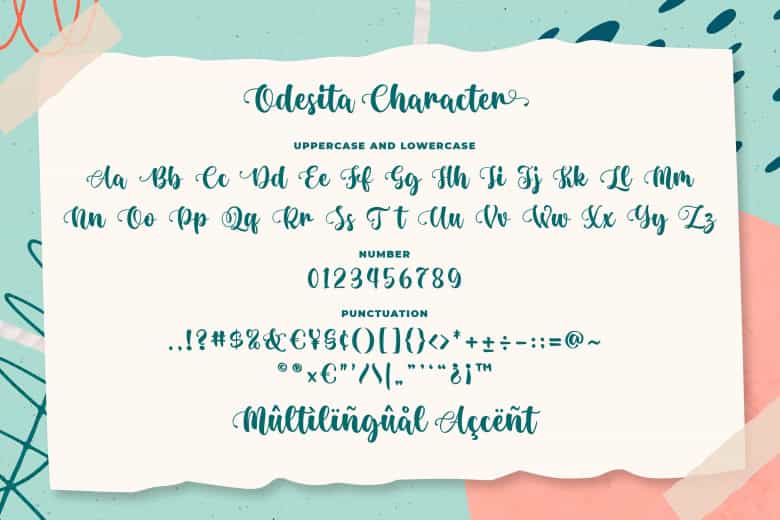 Odesita Font Image 3