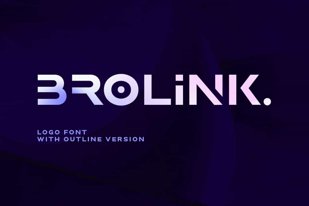 Brolink Font Image 1