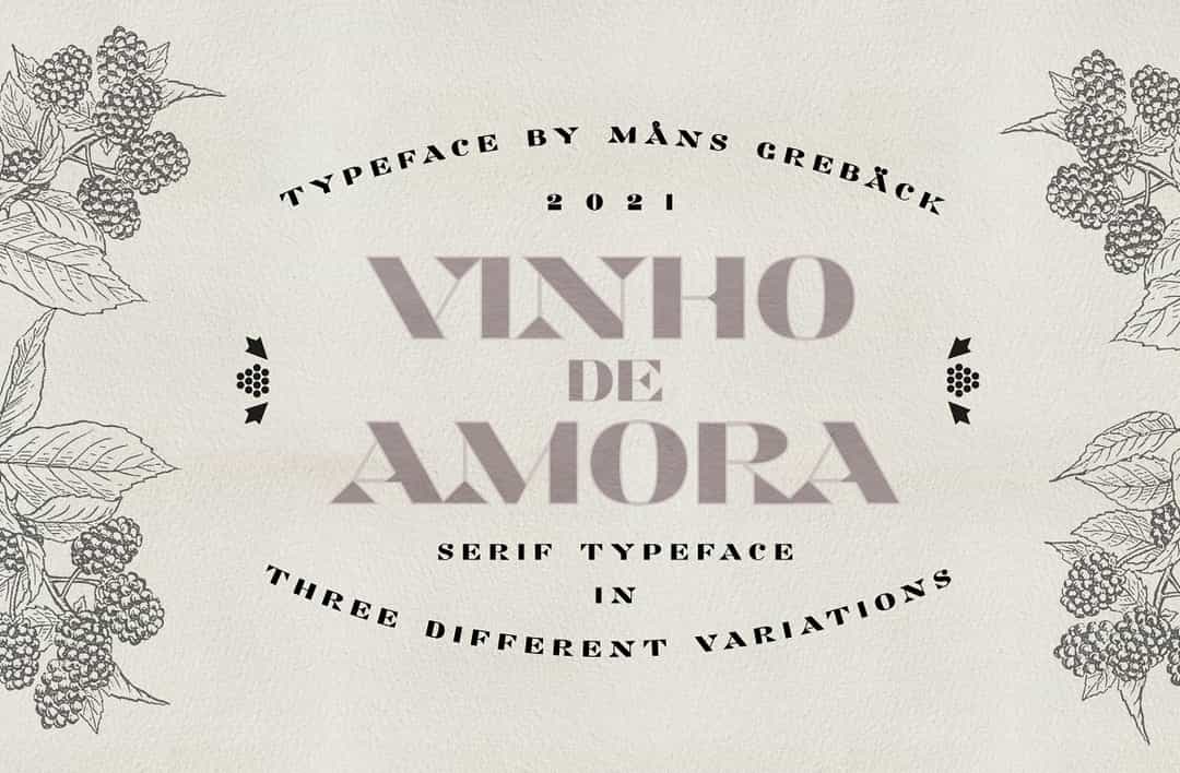 Vinho De Amora Font Image 1