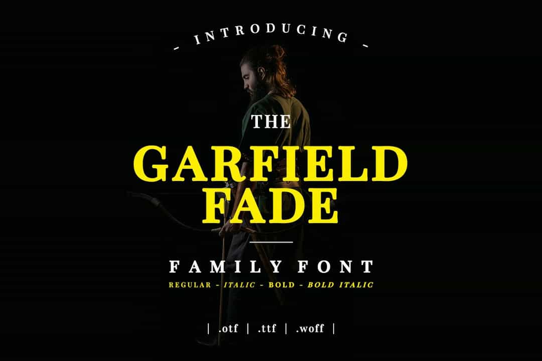Garfield Fade Font Image 1