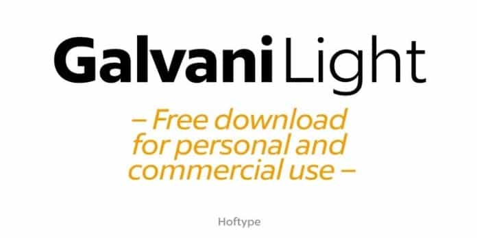 Galvani Font Image 2